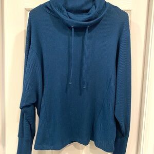 Simply Vera Vera Wang Teal Cowl Neck Sweater